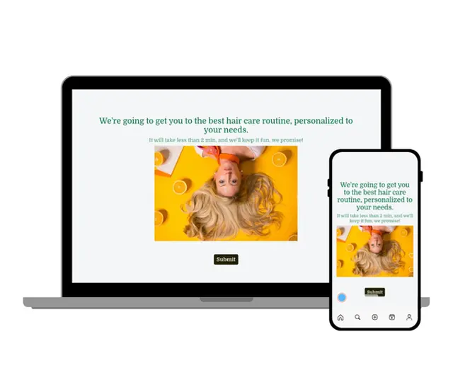 Prehook template gallery, pick a quiz to start from